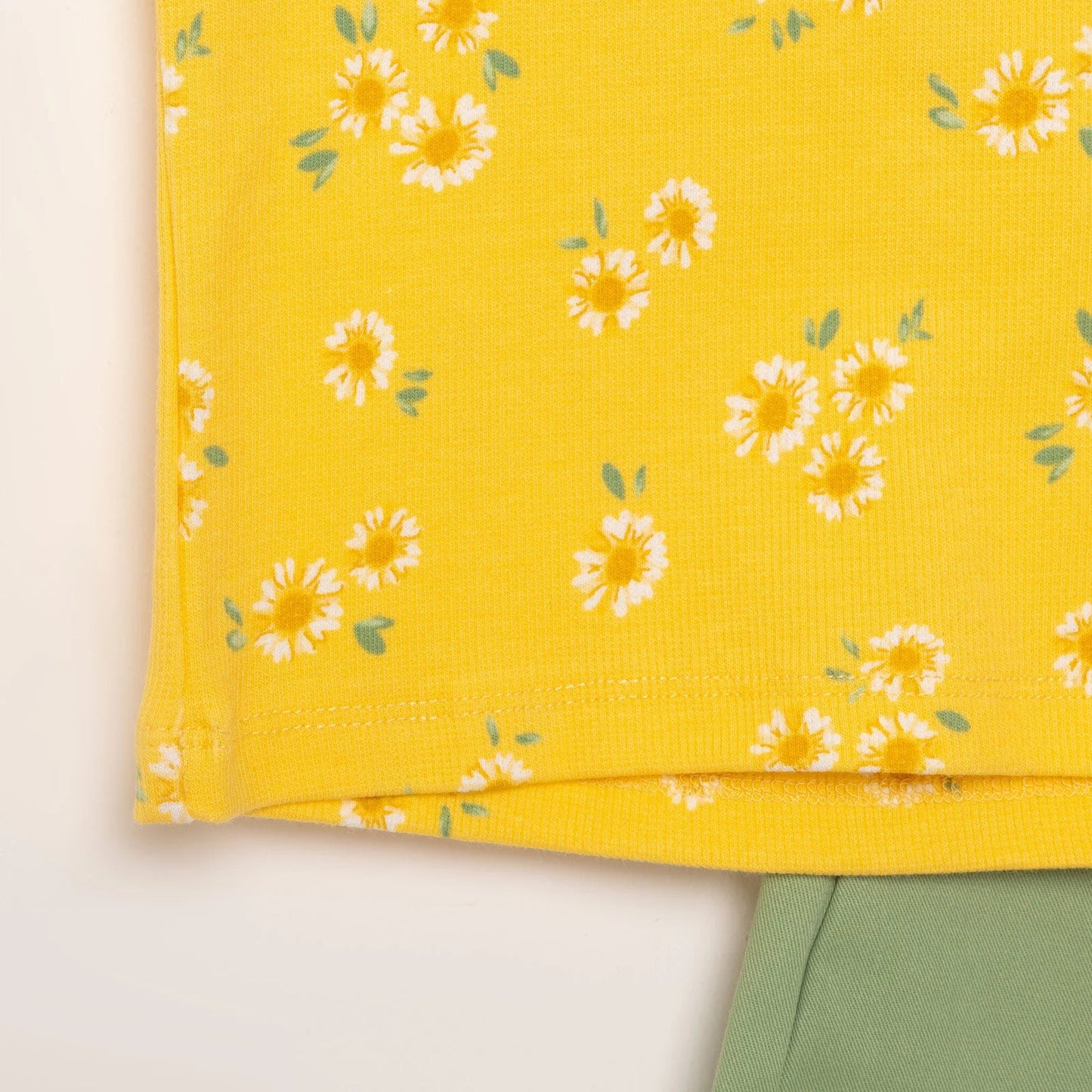 HelloBaby Sun Flower Girl Blouse & Short - Yellow