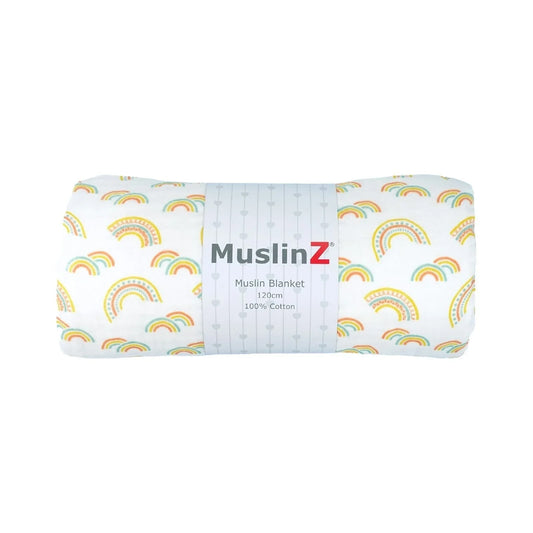 MuslinZ Muslin Blanket 120cm - Rainbow