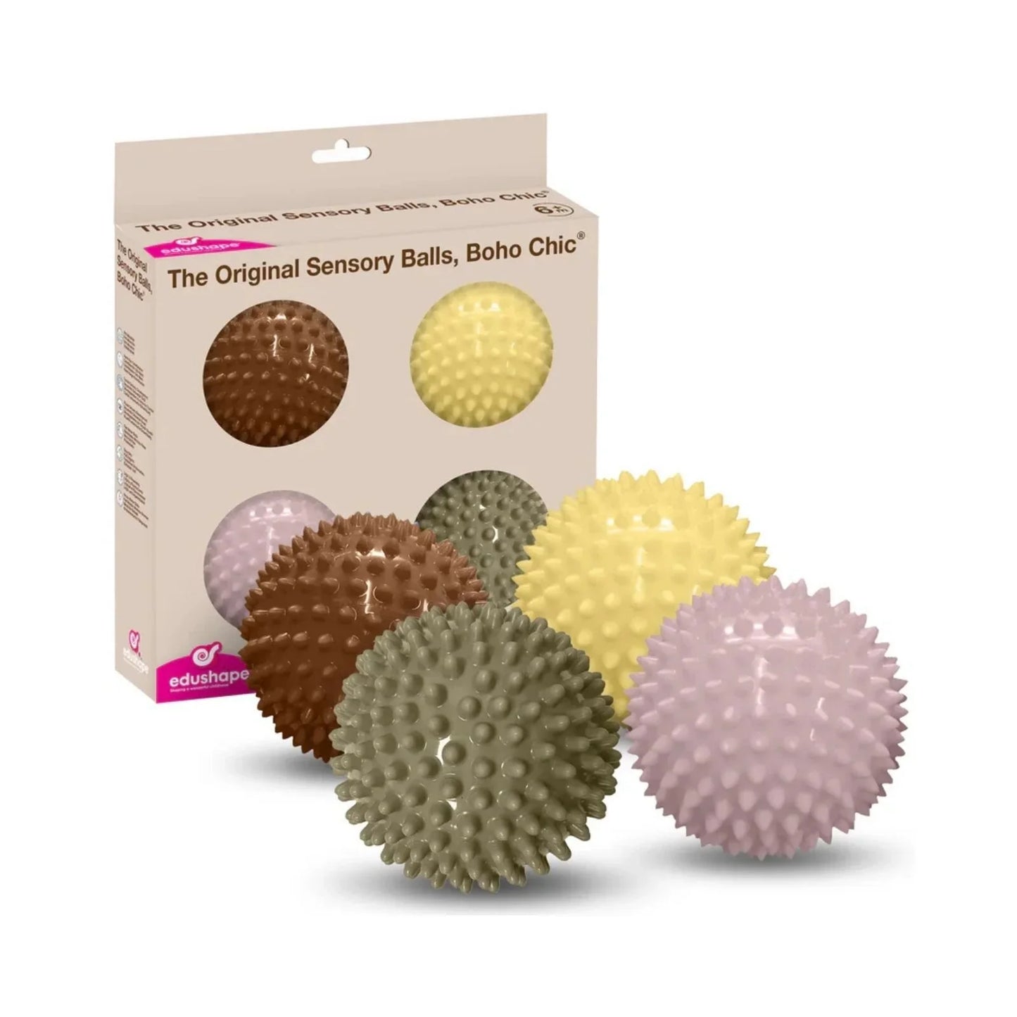 Edushape Sensory Ball Boho Chic 10cm 4 pcs