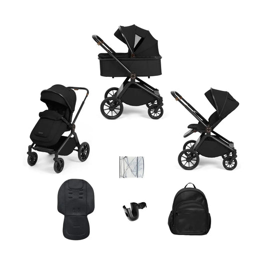 Ickle Bubba Altima Pram 9 pcs - Black