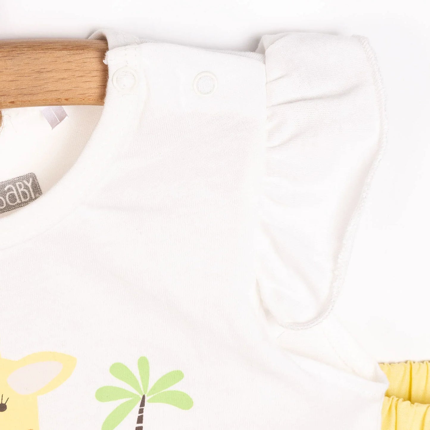 HelloBaby Girl Tshirt-Short - Light Yellow