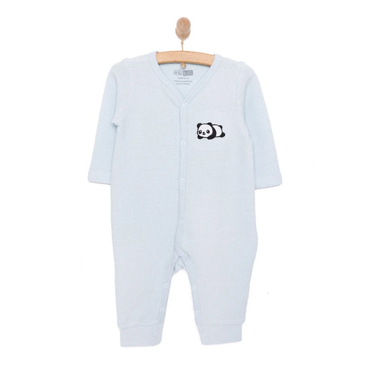 HelloBaby Newborn Boy Jumpsuit - Light Blue