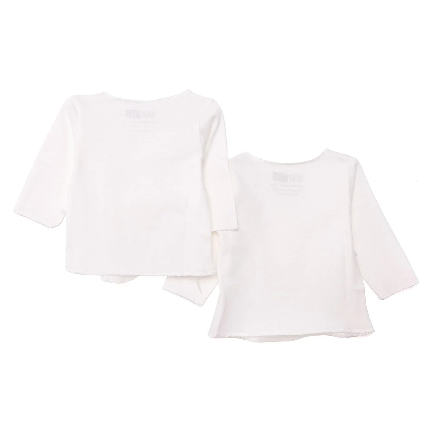 HelloBaby Wrapover Top 2-Pack - Ecru