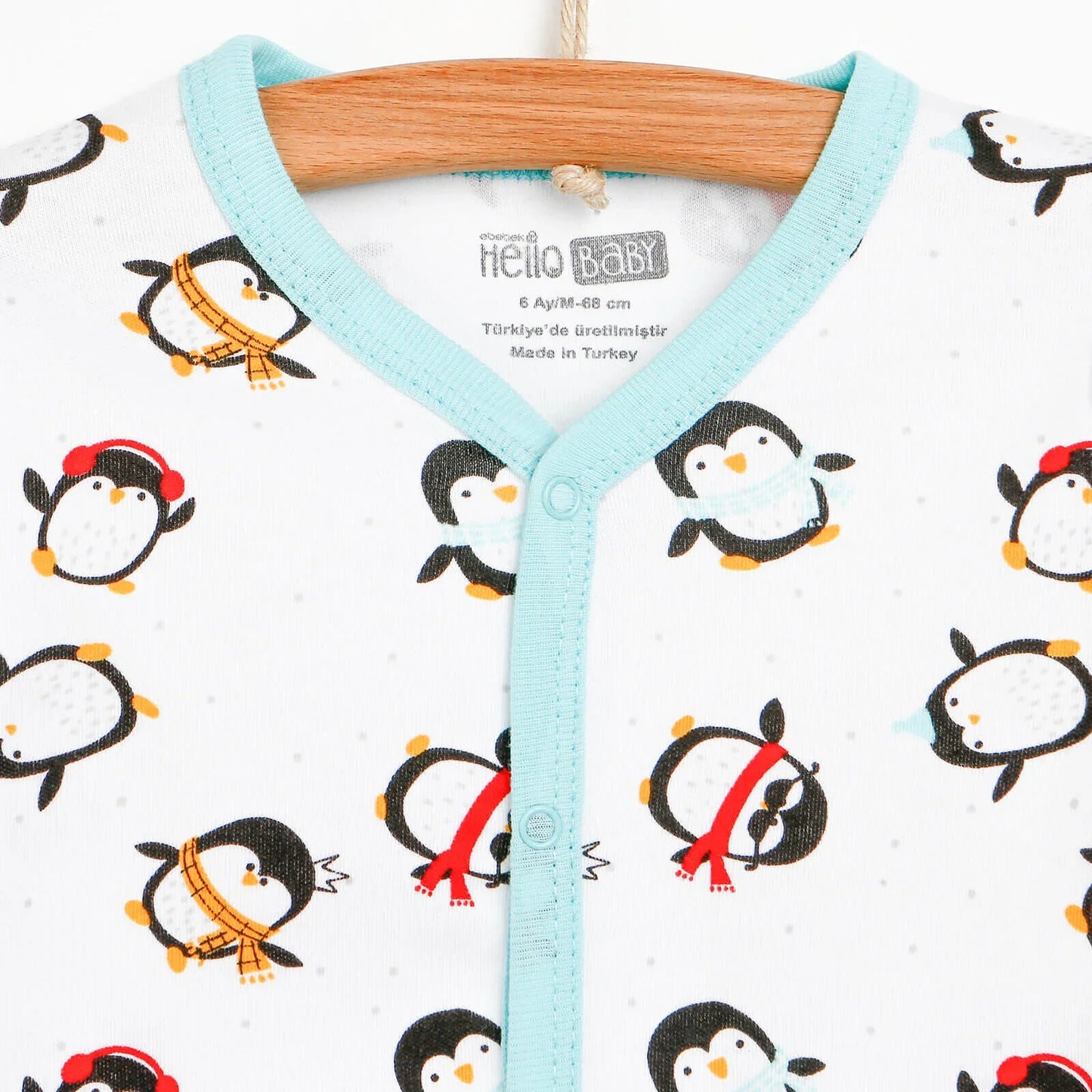 HelloBaby Basic Baby Boy Pyjamas Set - White