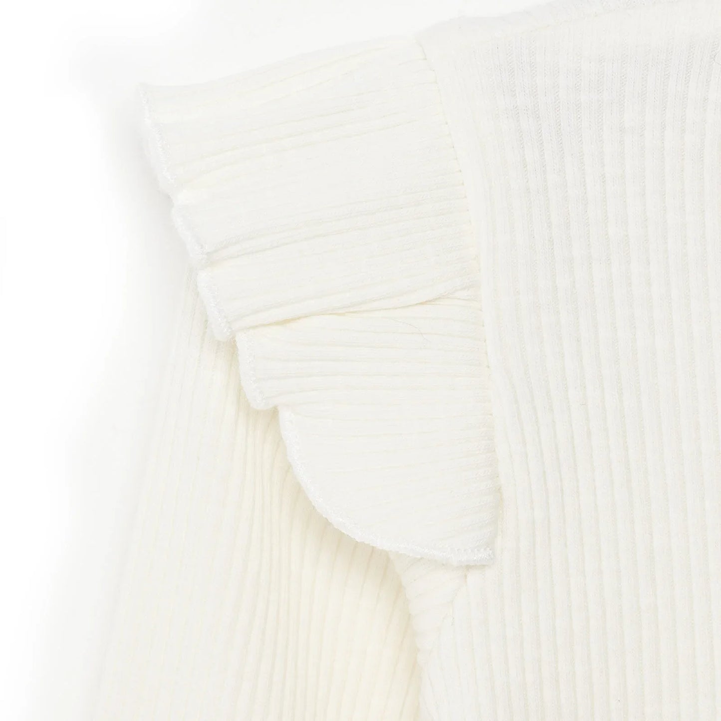 HelloBaby Girl Long Sleeve Bodysuit - Ecru