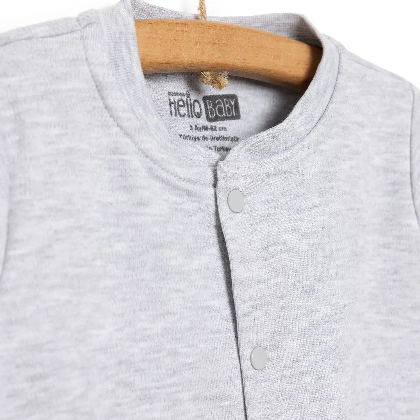 HelloBaby Unisex Baby Cardigan - Grey Melange