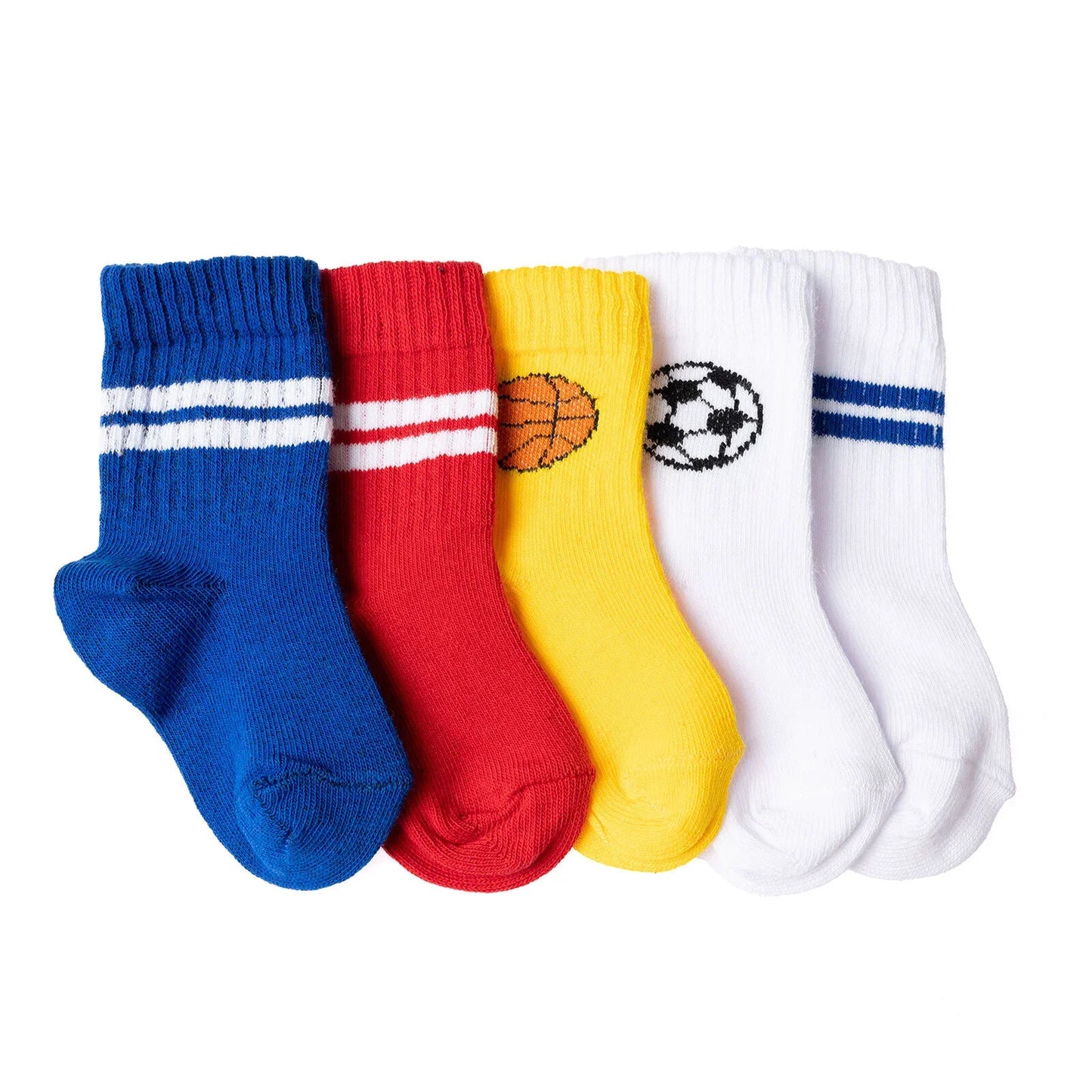 HelloBaby Unisex Socks 5 pcs - Red