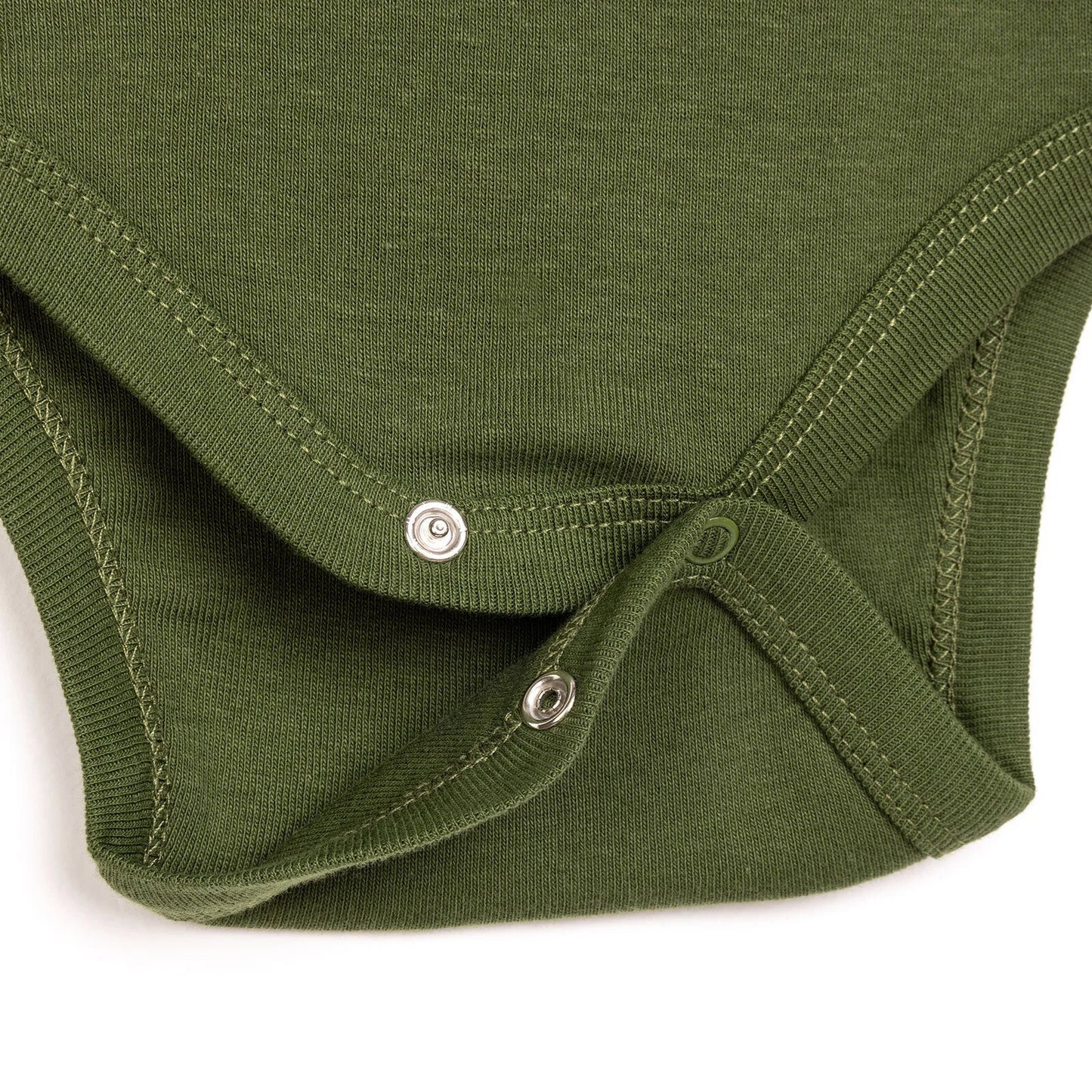 HelloBaby Boy Short Sleeve Bodysuit 2 pcs - Khaki