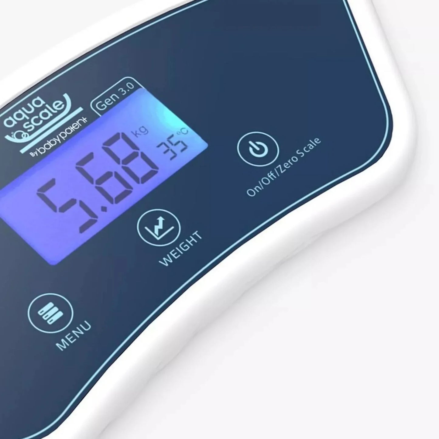 AquaScale V3 Digital Baby Bath - White