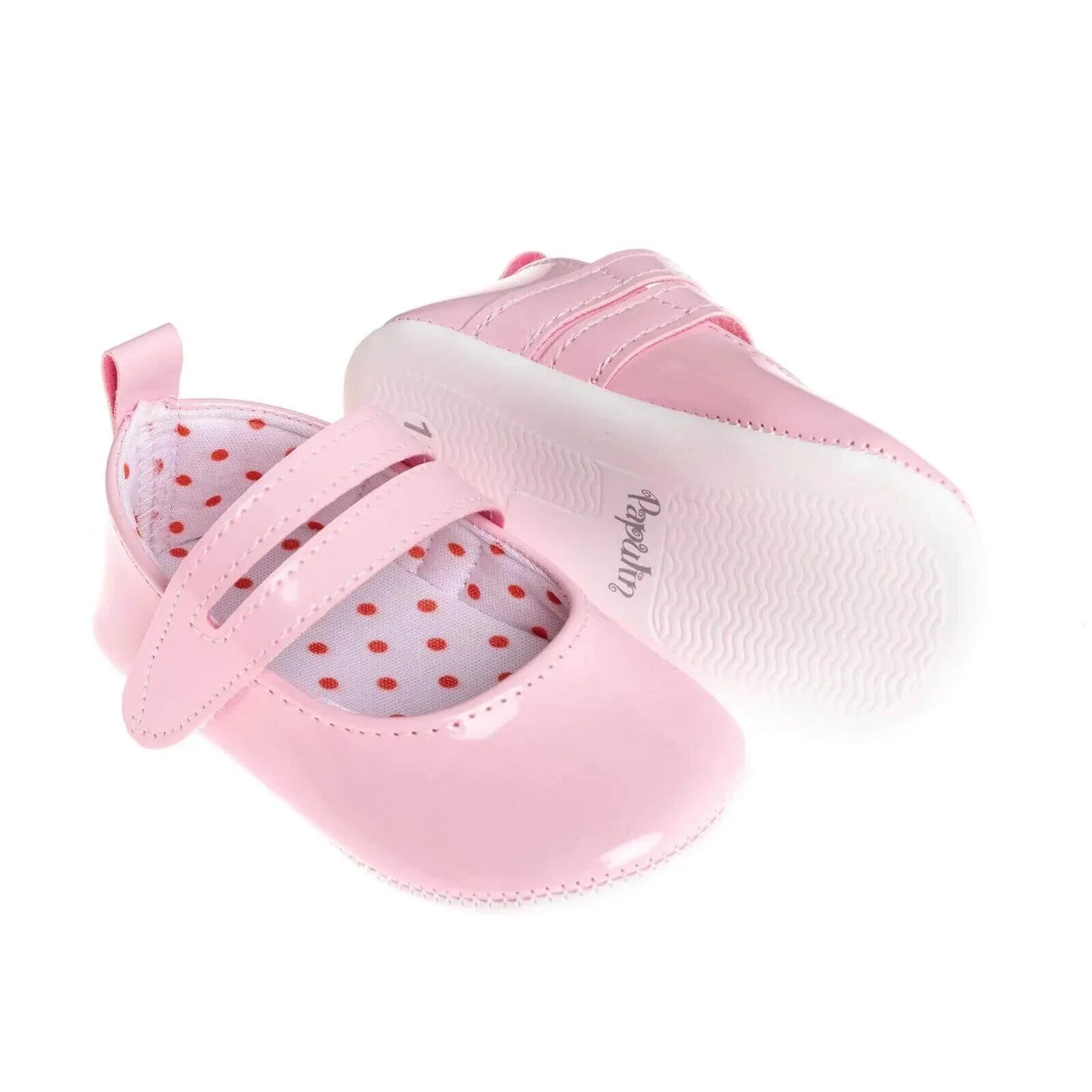 Papulin Baby Girl Booties - Light Pink