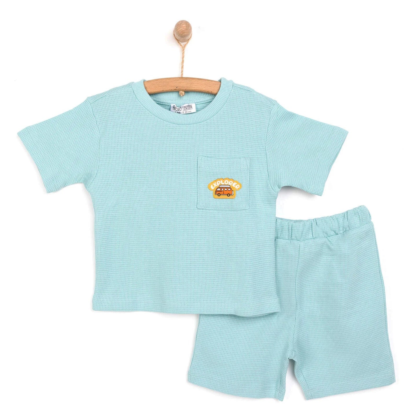 HelloBaby Boy Tshirt-Short - Dark Blue