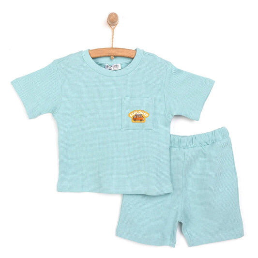 HelloBaby Boy Tshirt-Short - Dark Blue