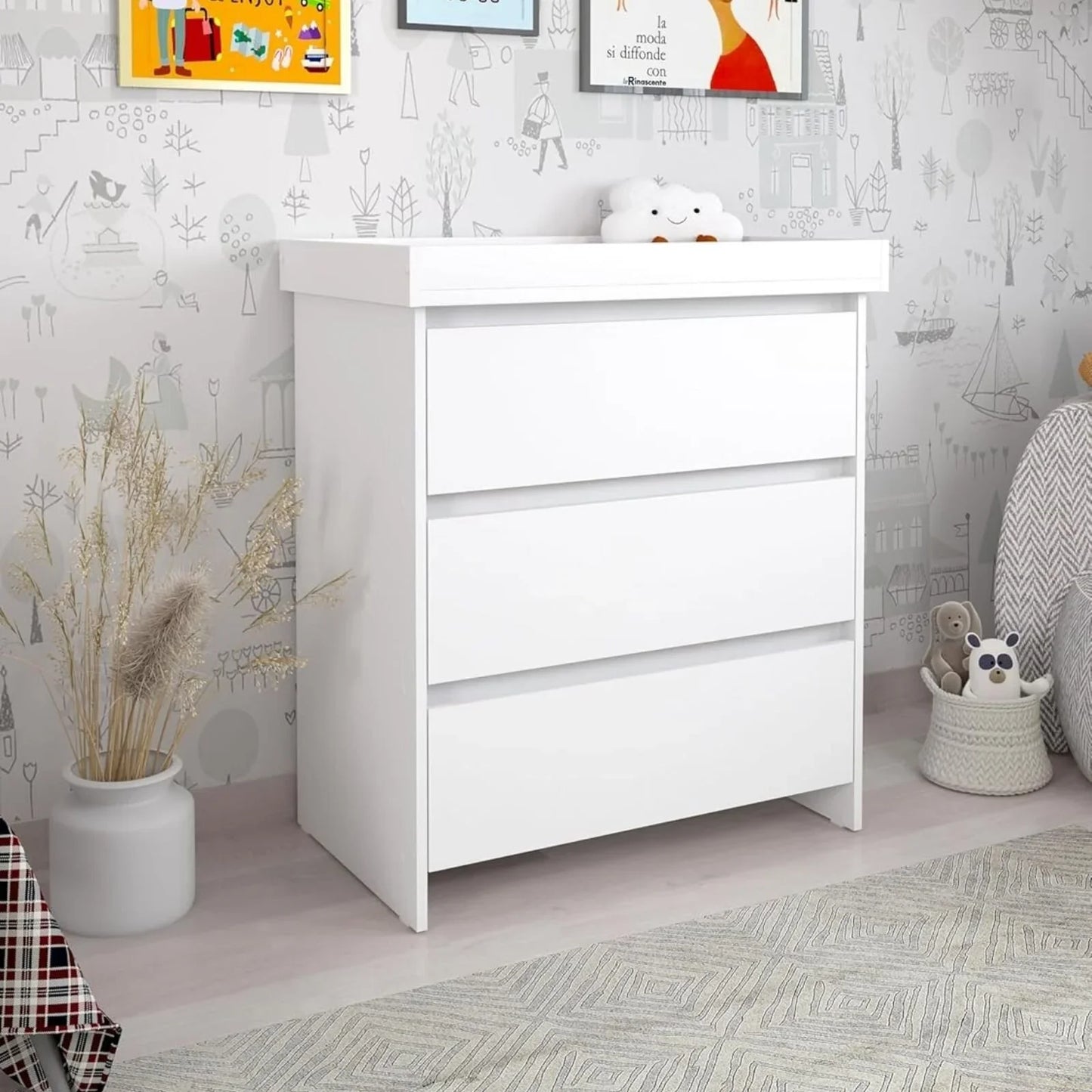 Shefa Kids 880 Baby Changing Unit - White