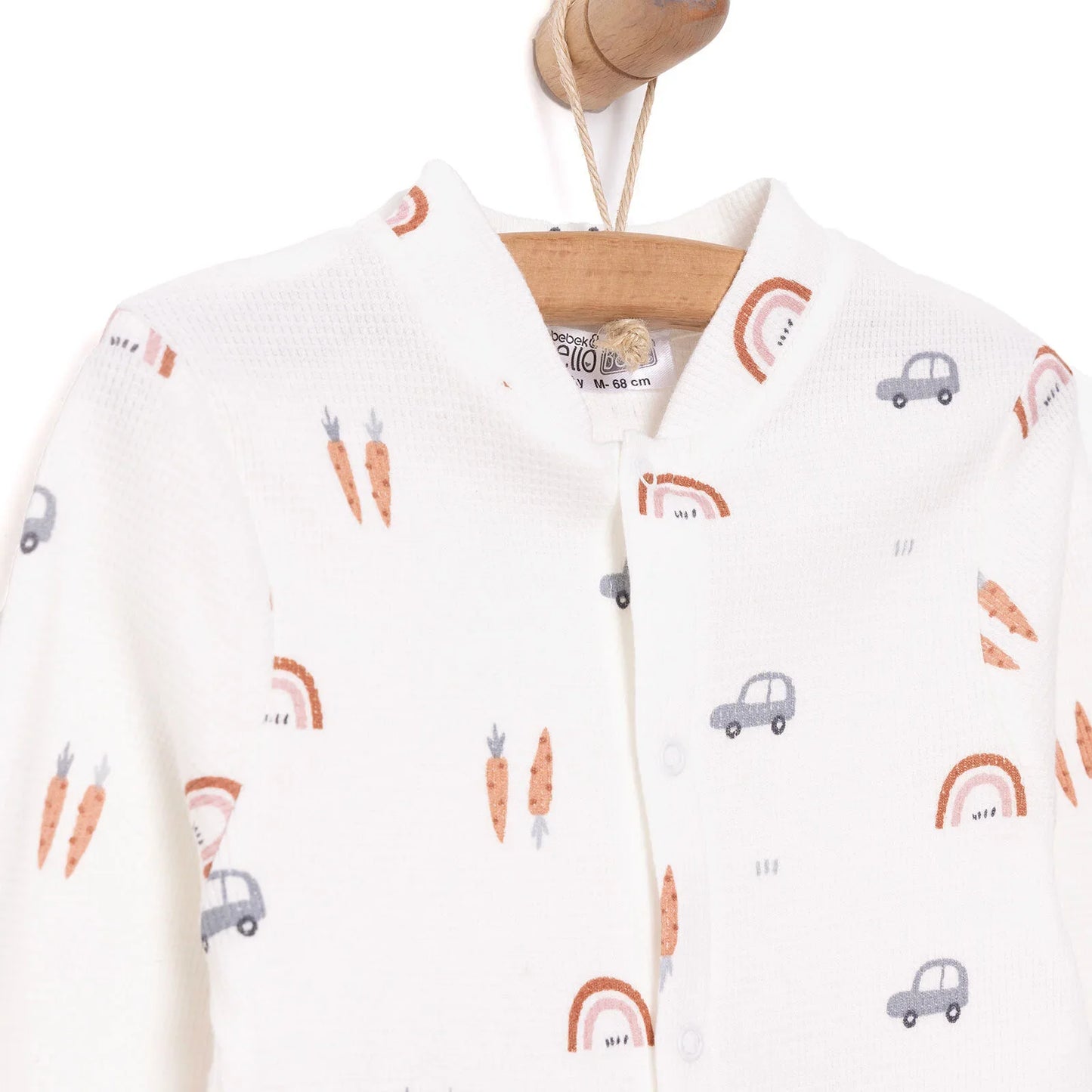 HelloBaby Newborn Jumpsuit - Beige