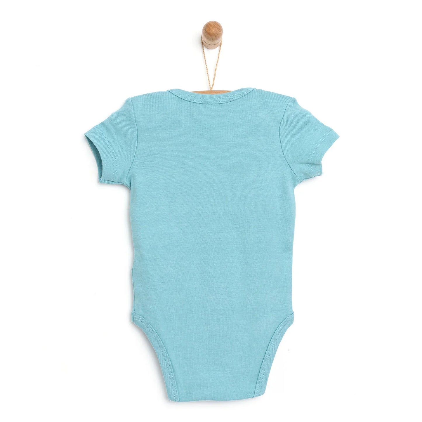 HelloBaby Short Sleeve Bodysuit - Petrol Green