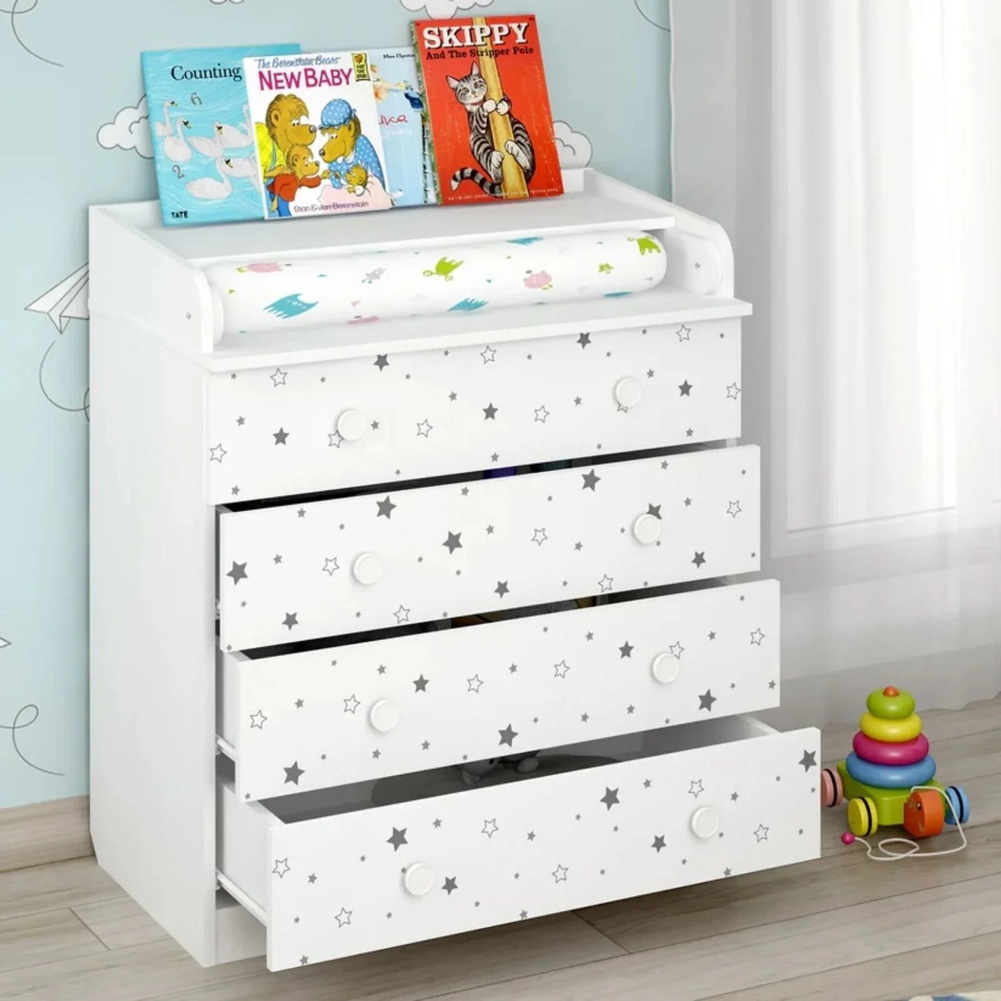 Shefa Kids 800 Changing Dresser - Starlight