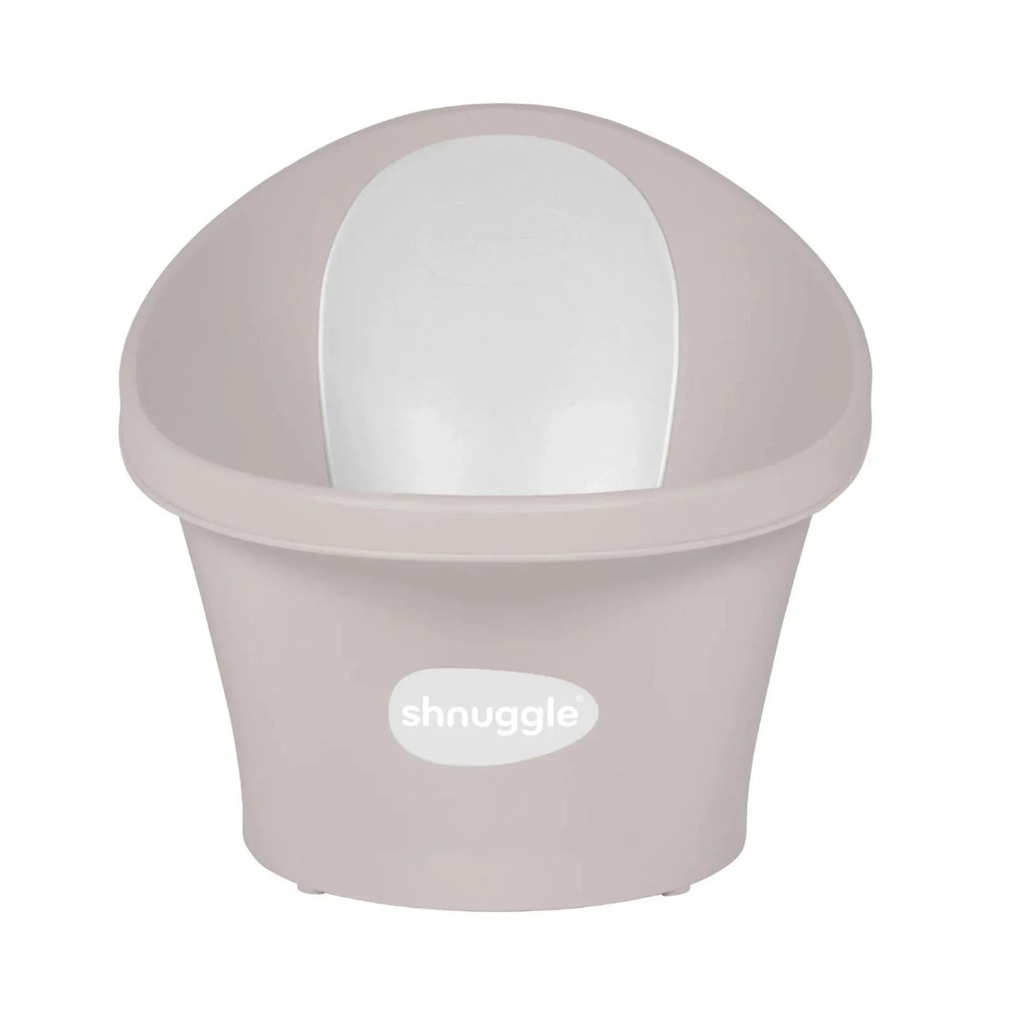 Shnuggle Newborn Baby Bath with Plug - Taupe