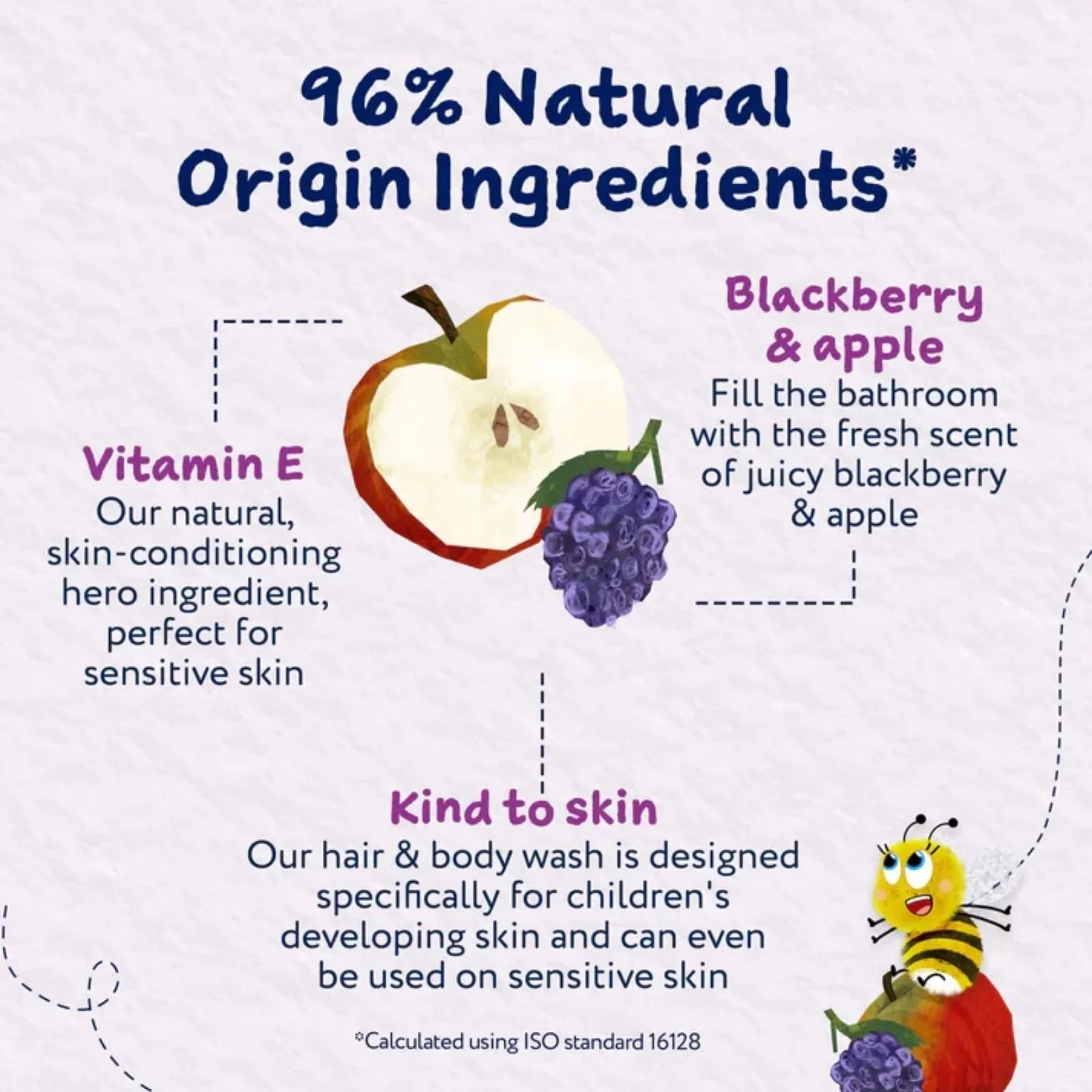 Childs Farm Hair & Body Wash 250ml - Blackberry & Apple