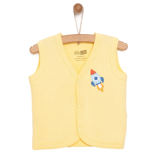 HelloBaby Quilted Vest - Light Yellow