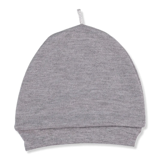 HelloBaby Newborn Basic Hat - Grey Melange