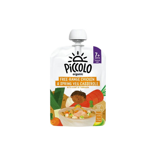 Piccolo Organic Spring Vegetable & Chicken Casserole 7+ months 130g