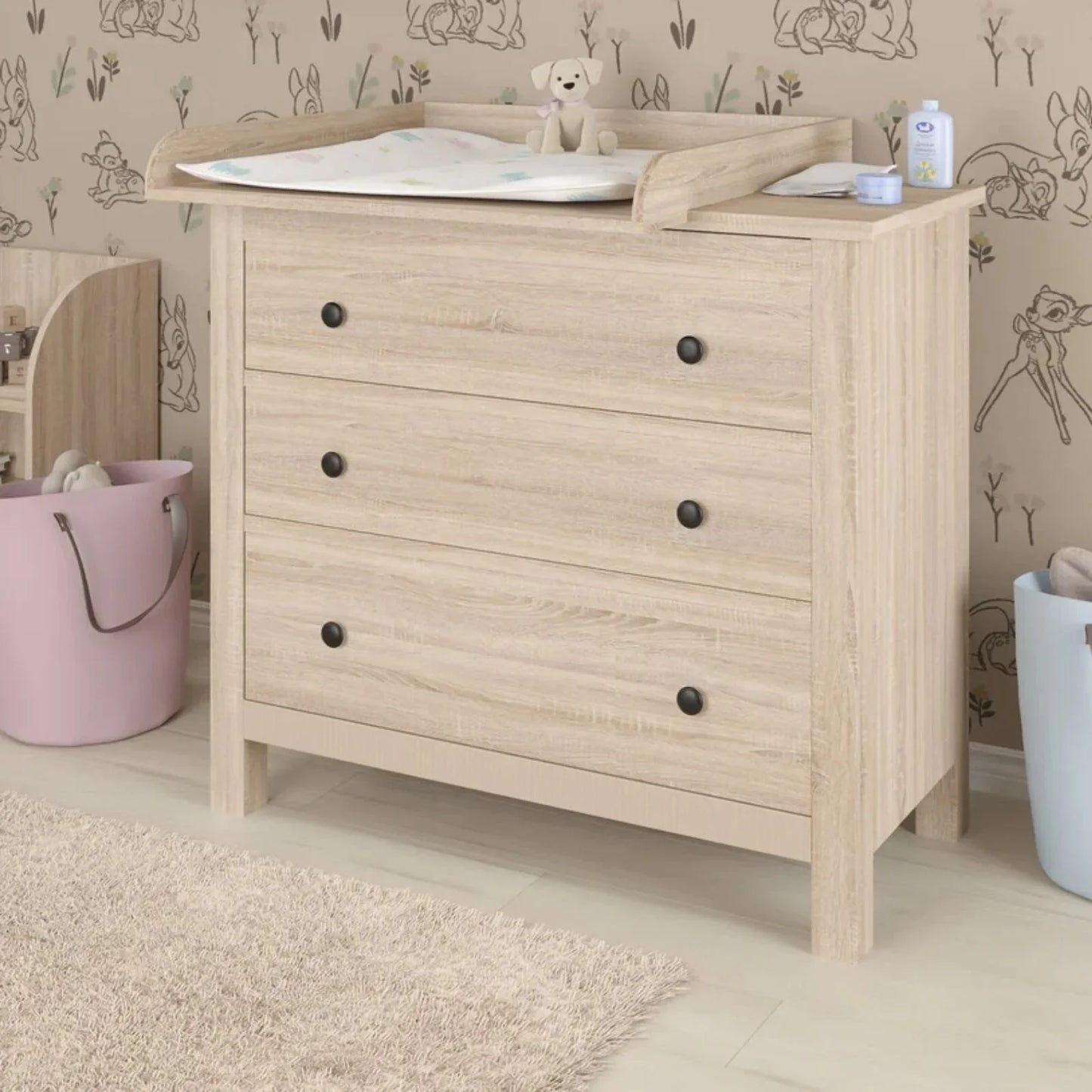 Shefa Kids 800 Universal Dresser Baby Changing Top - Oak