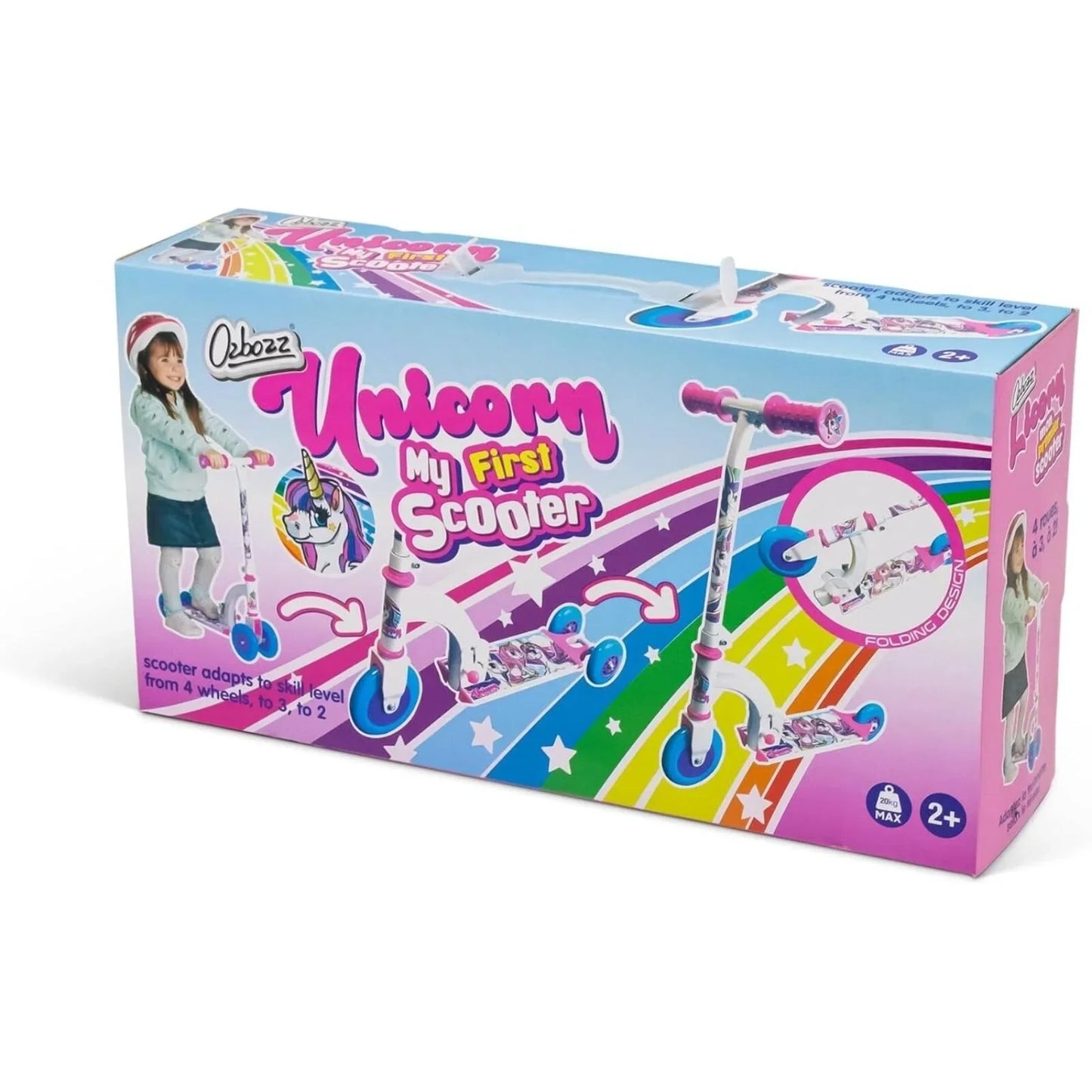 Ozbozz Unicorn My First Scooter Mail Boxed