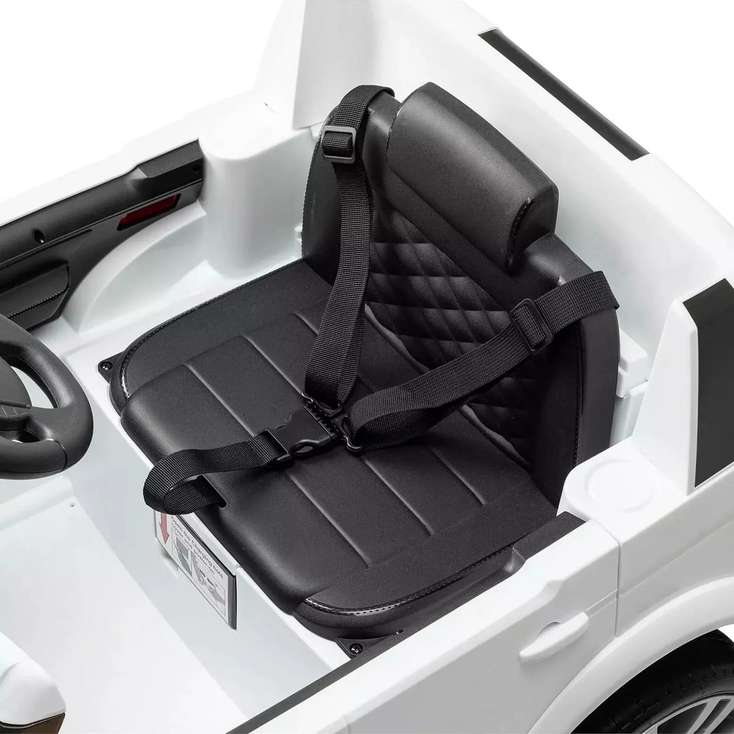 Xootz Landrover Discovery 12V Ride On Lithium - White