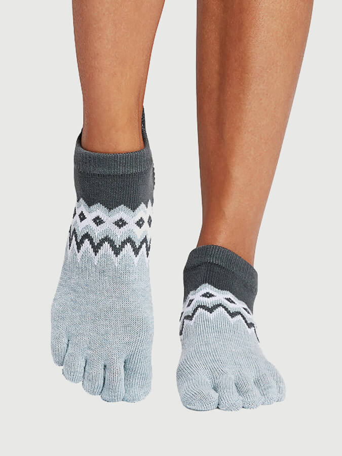 ToeSox Low Rise Full Toe Women's Yoga Grip Socks