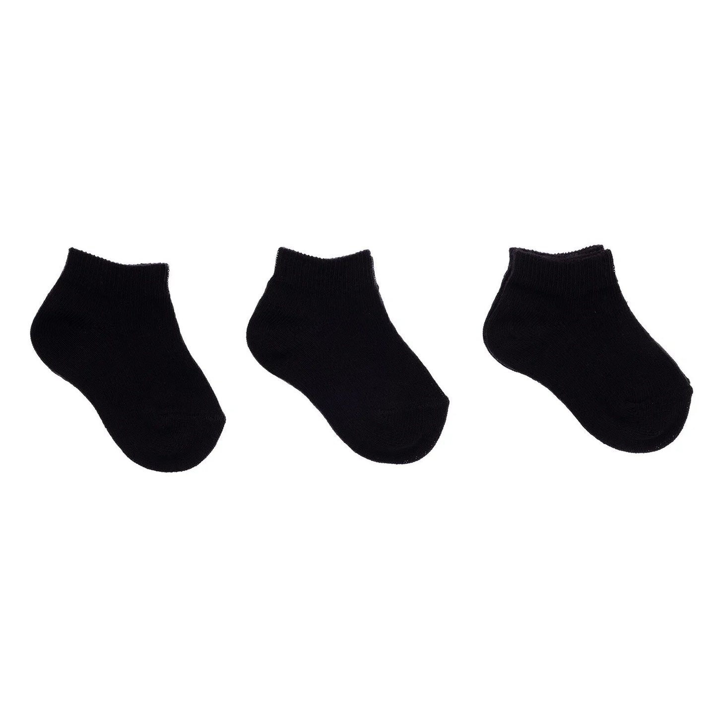 HelloBaby Boy Baby Socks 3 Pack - Black