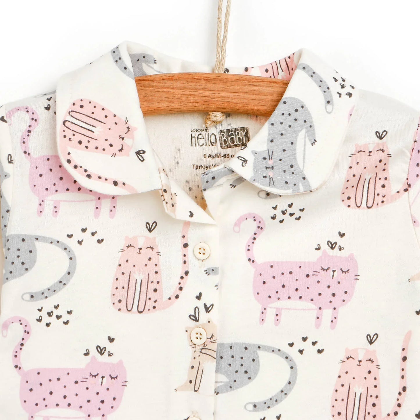 HelloBaby Basic Baby Girl Pyjamas Set - Multicolour