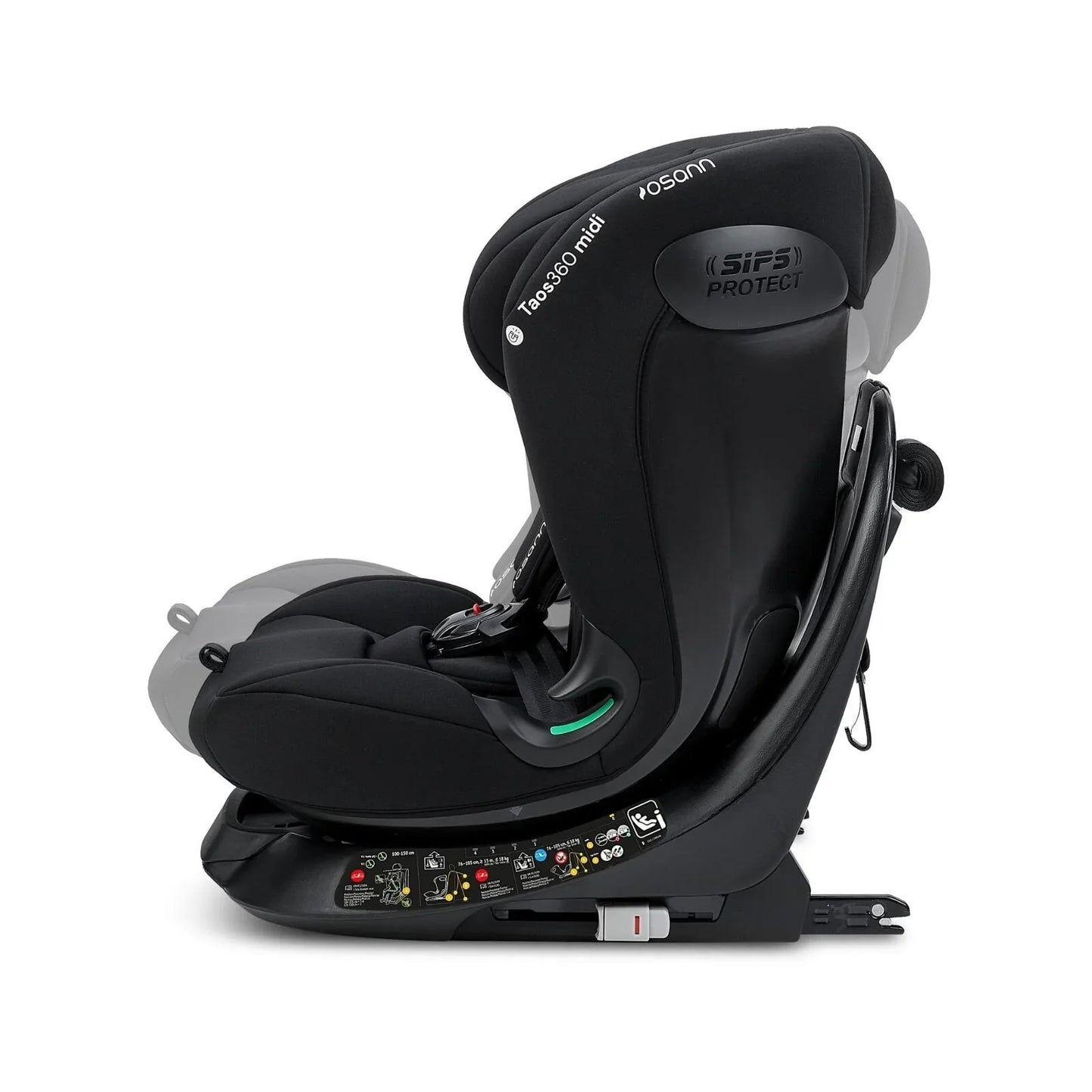 Osann Taos360 Midi ECE R129/04 Car Seat - Black