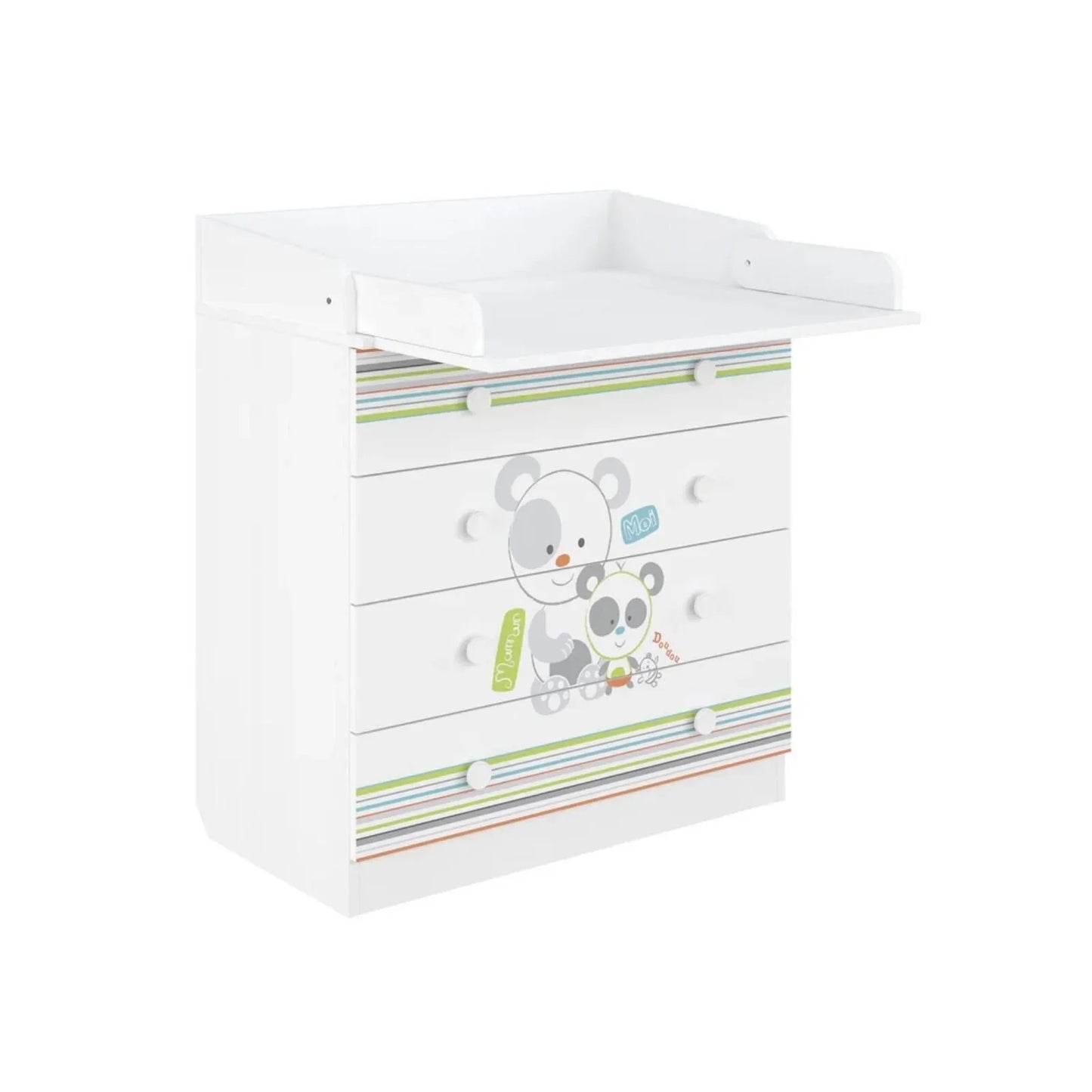 Shefa Kids 800 Changing Dresser - Pandas