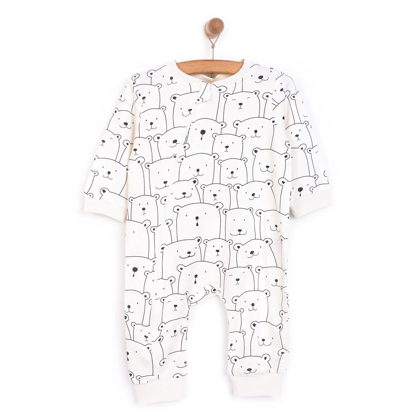 HelloBaby Unisex Jumpsuit - Ecru