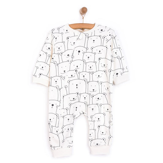 HelloBaby Unisex Jumpsuit - Ecru