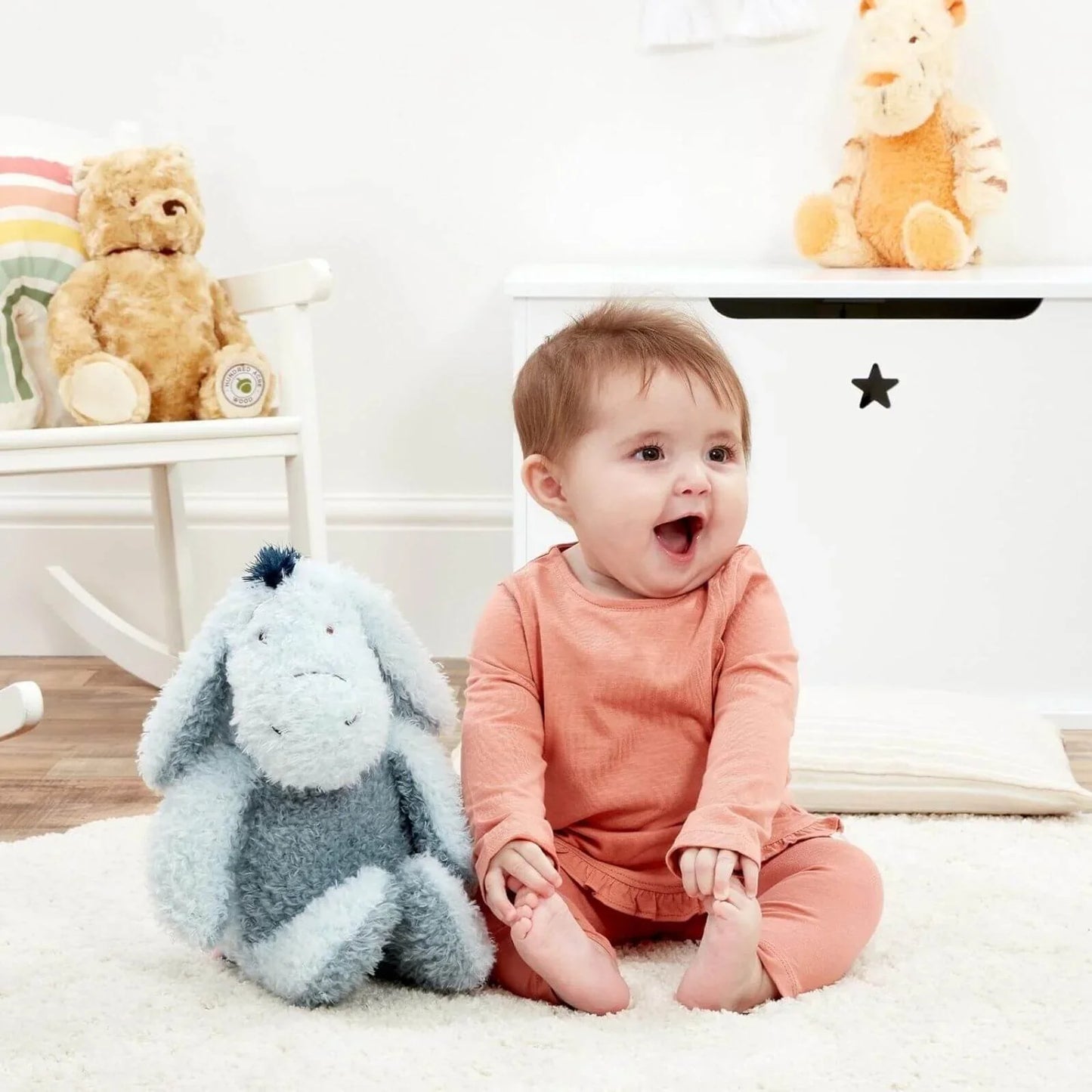 Disney Winnie The Pooh Cuddly Eeyore - Blue