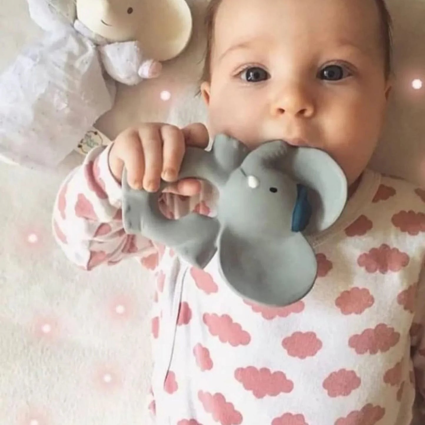 Tikiri Alvin the Elephant New Born Gift Starter Set