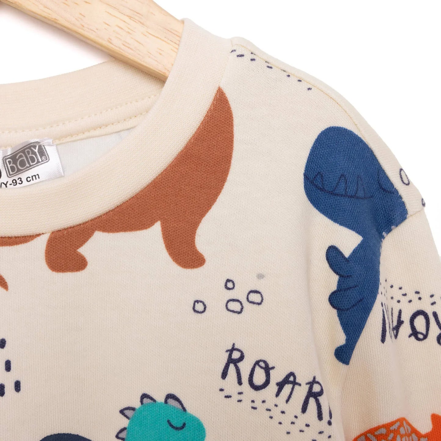 HelloBaby Baby Boy Sweatshirt Footless Bottom - Printed