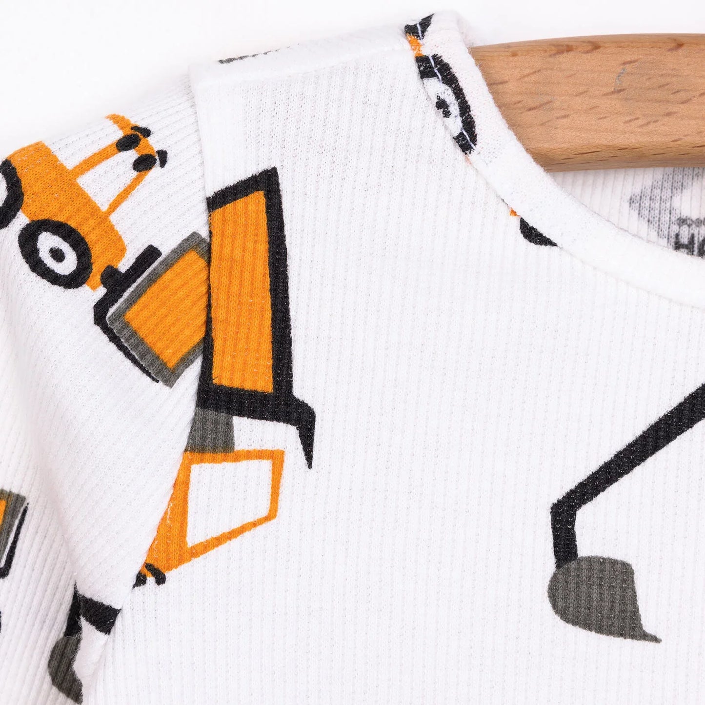 HelloBaby Boy Long Sleeve Pyjamas Set - Ecru