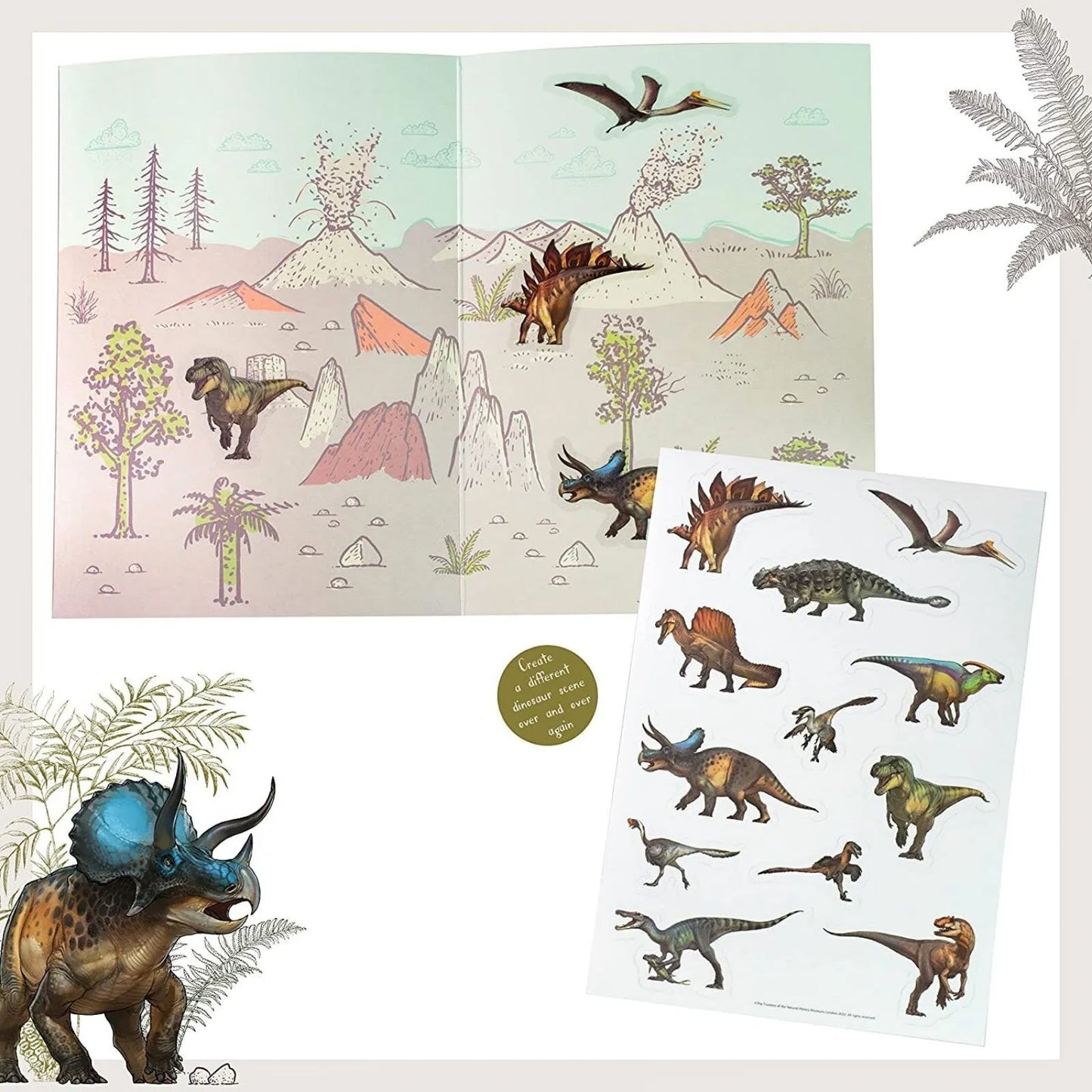 National History Museum Sticker Scene