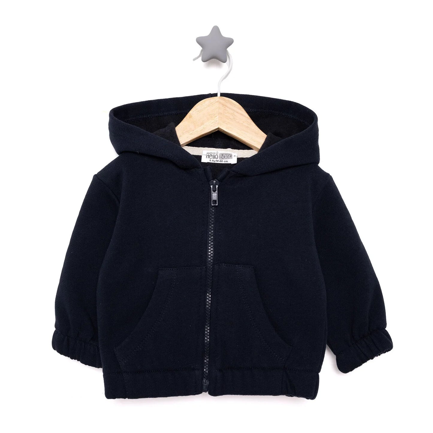 HelloBaby Basic Baby Boy Cardigan - Navy Blue