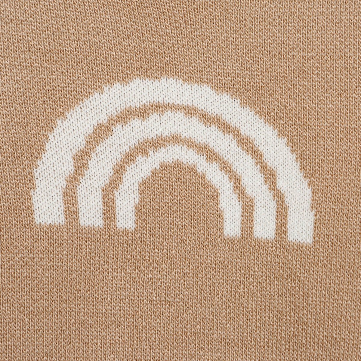 HelloBaby Newborn Rainbow Knit Sweatshirt Starter Set - Beige