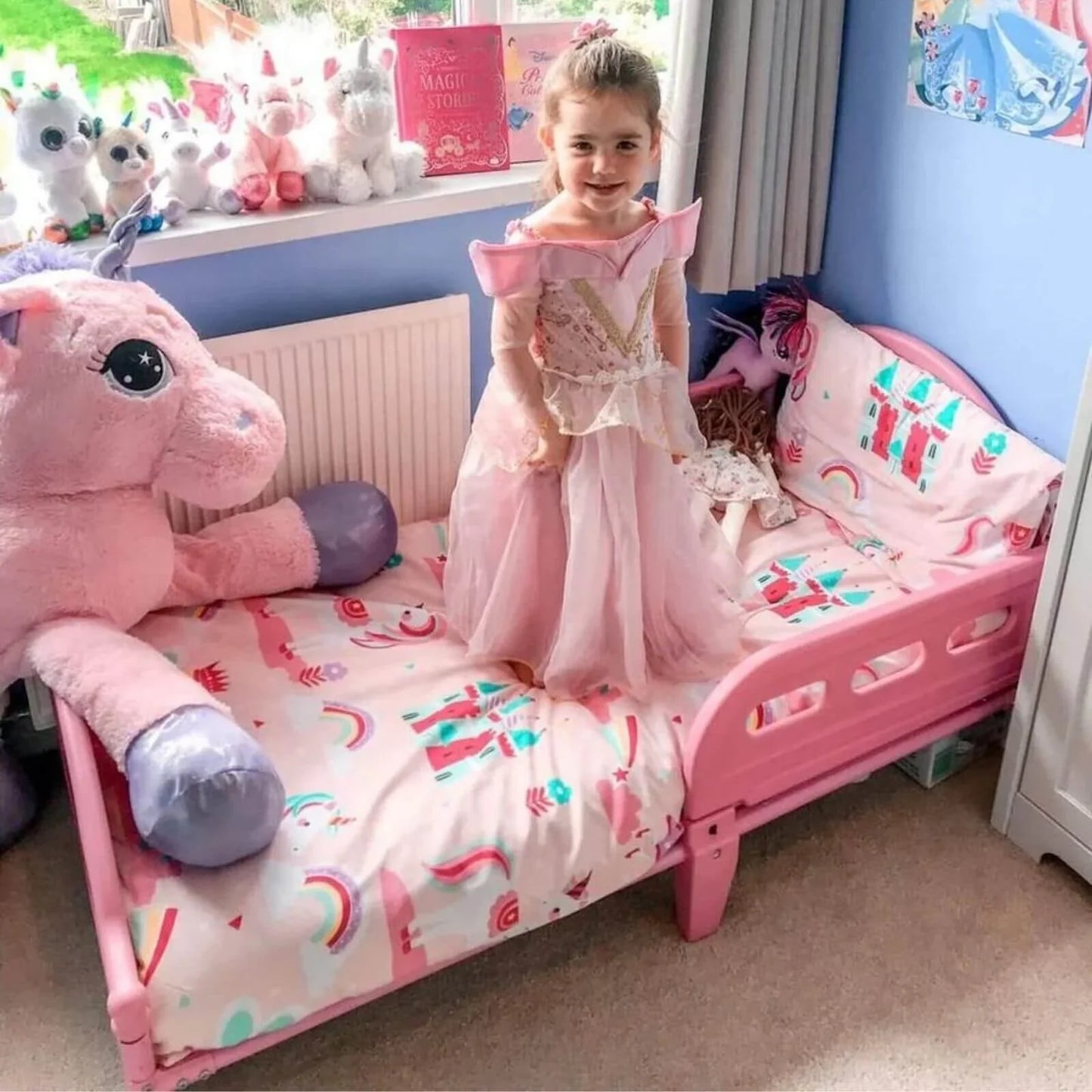 Bloomsbury Mill Single Duvet Set - Magic Unicorn