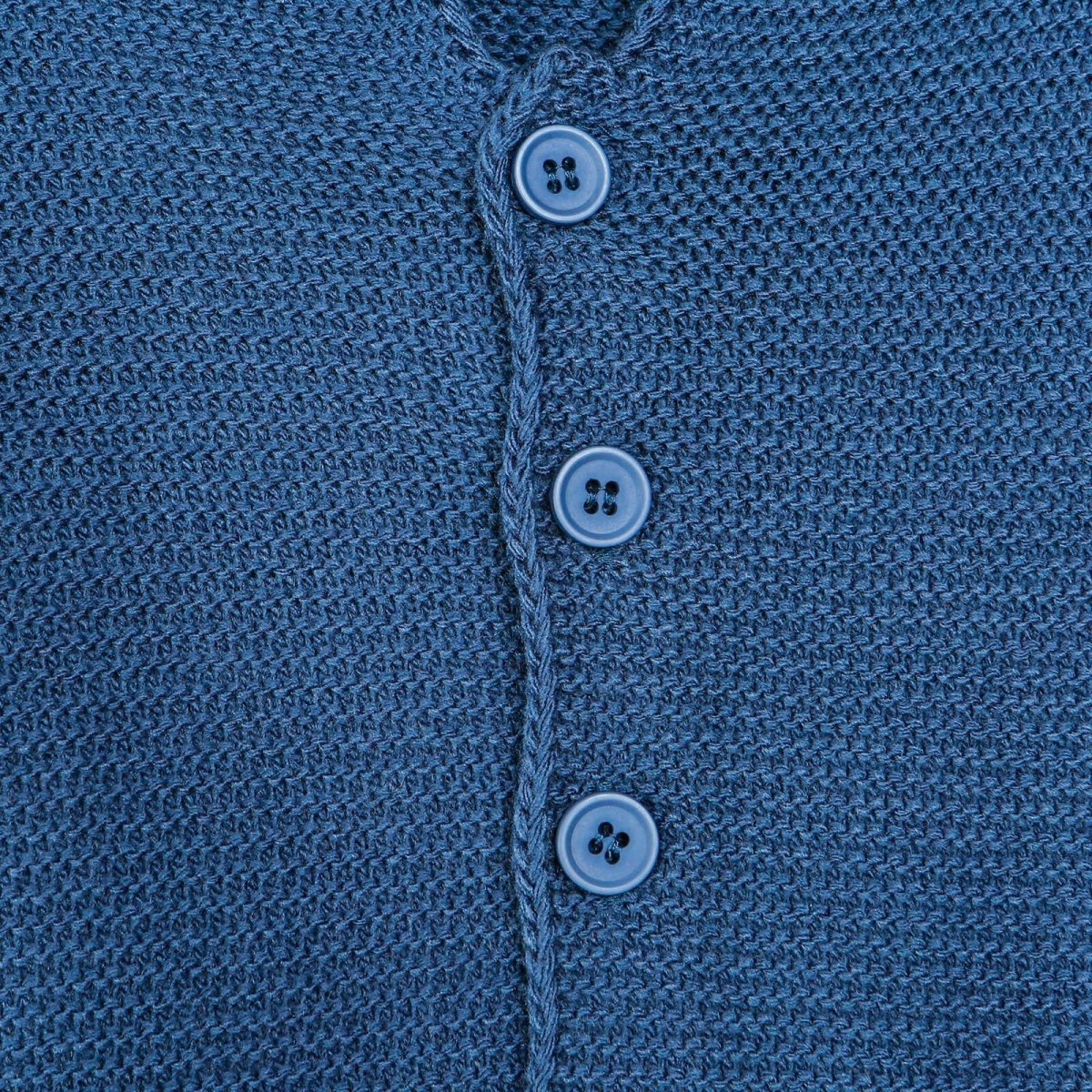 HelloBaby Basic Baby Boy Knit Cardigan - Indigo