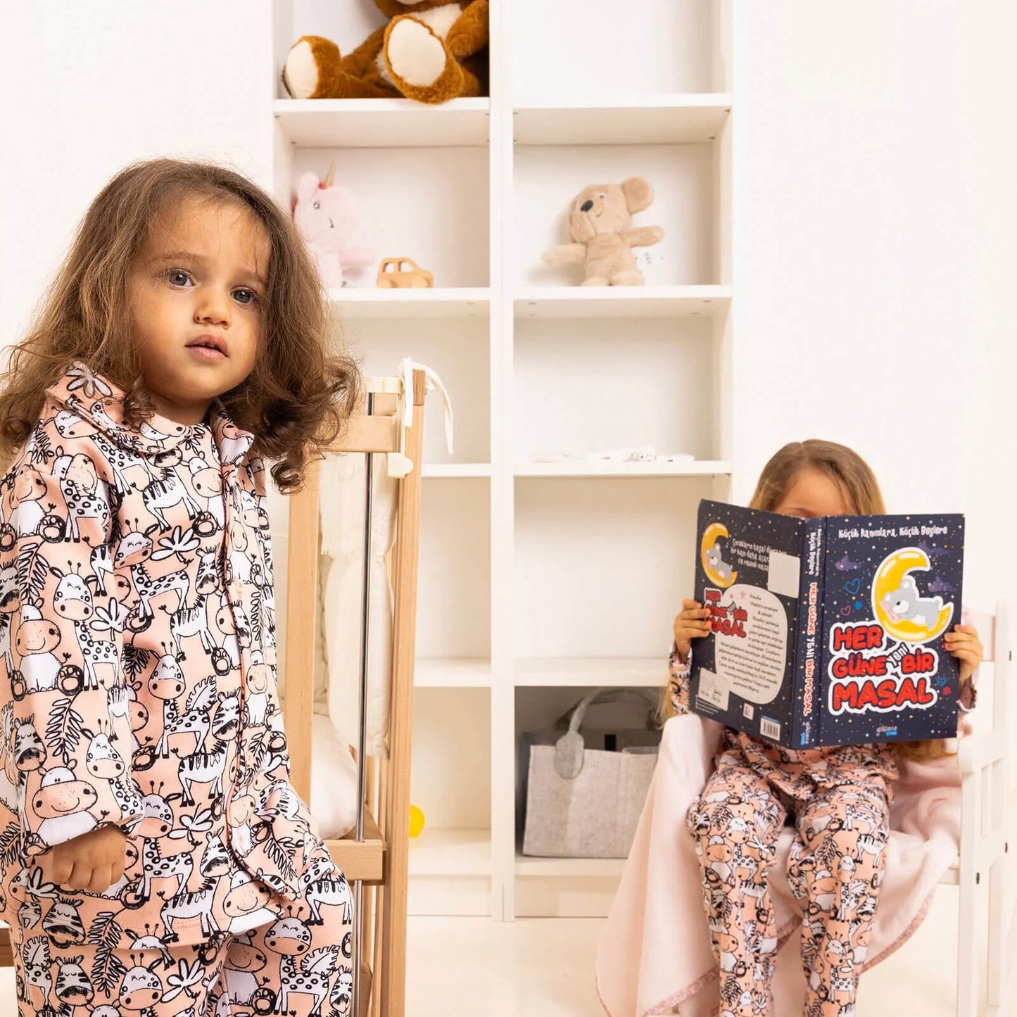 HelloBaby Baby Girl Shirt Collar Pyjamas