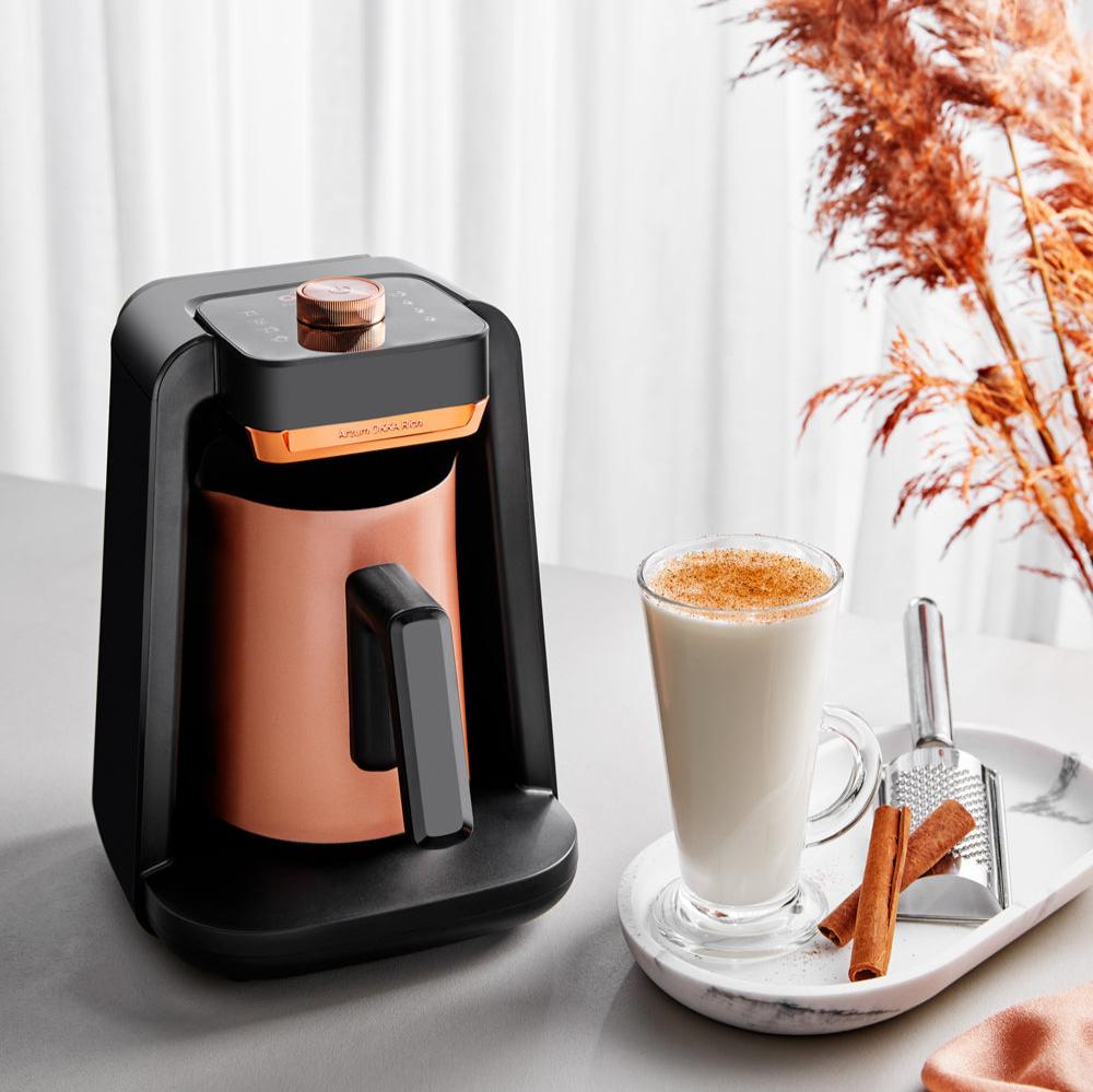 Arzum Okka Rich Spin Pro Türk Kahvesi ve Sıcak İçecek Makinesi, Kadifeleştirici, Süt Köpürtücü