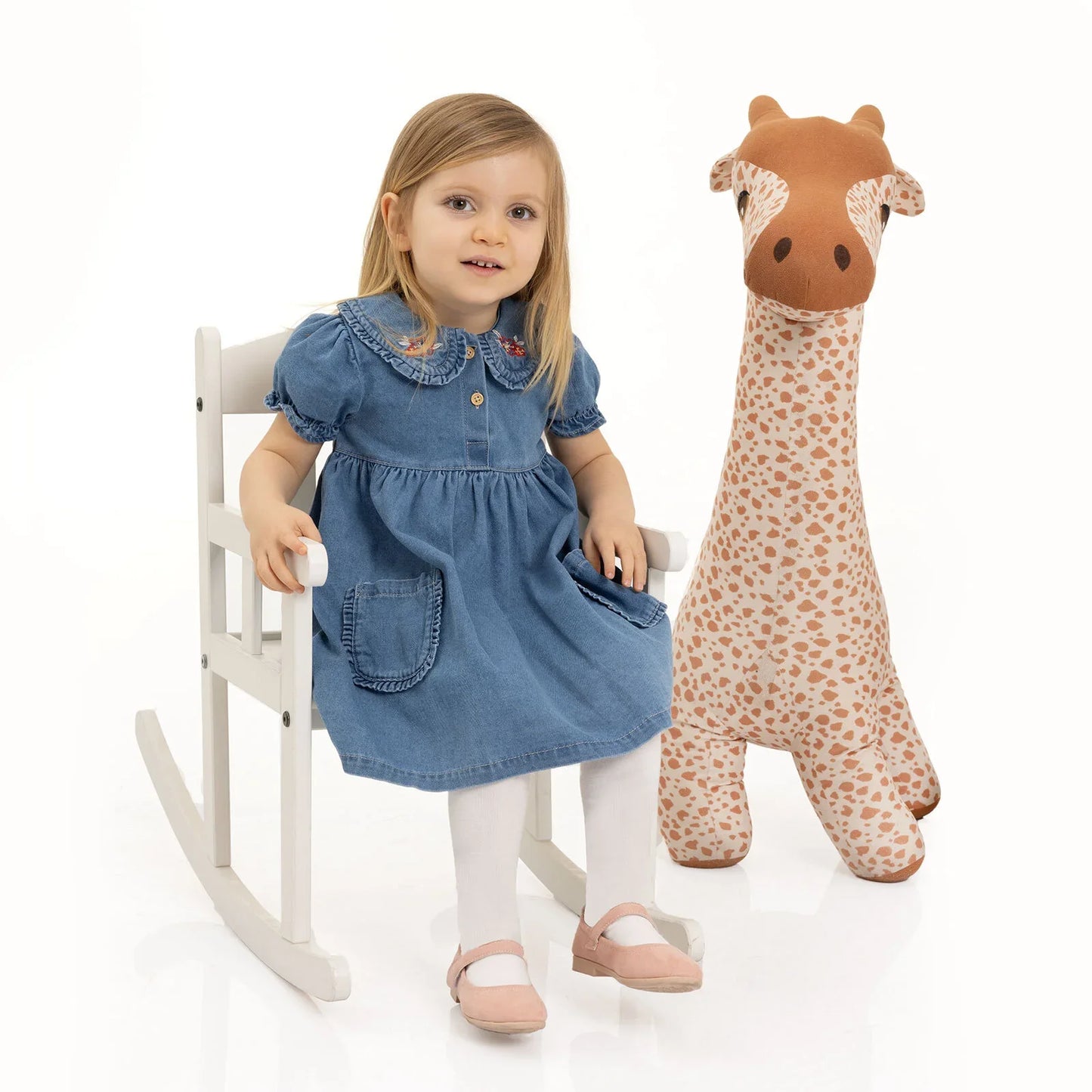 HelloBaby Spring Memories Girl Dress - Indigo