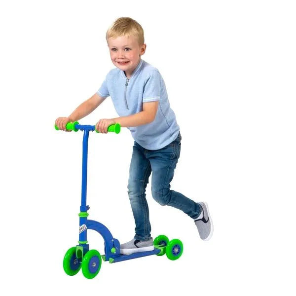 Ozbozz My First Scooter Folding - Blue (4 Wheels)