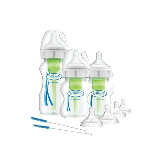 Dr. Brown's Options+ Anti-Colic Baby Bottle Wide Neck Starter Kit