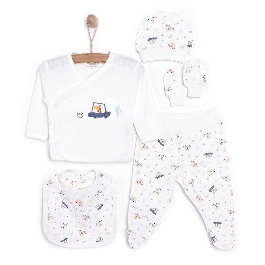 Tiffany Baby Boy Clothes Hanger 5 pcs - Ecru